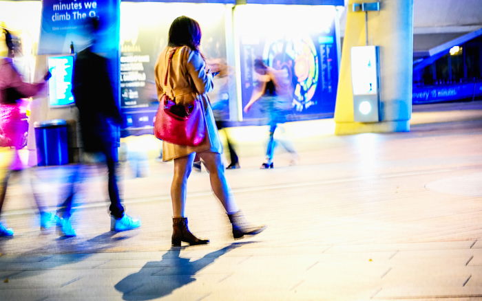 Night Street Photography Motion Blur