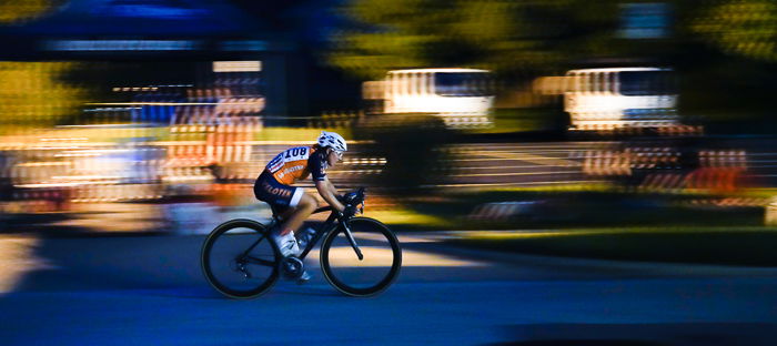 Ciclista de panning