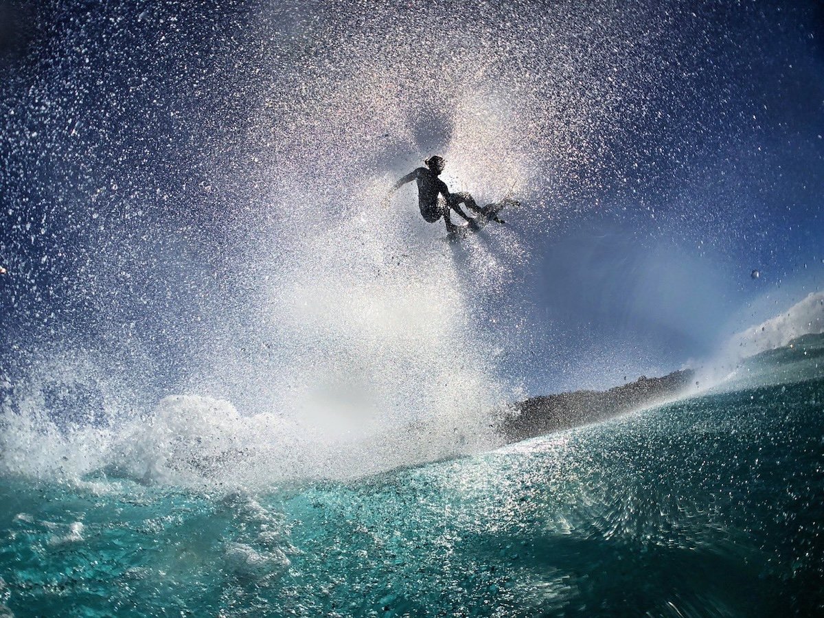A surfer taken by one of the best sports photographers, Zak Noyle