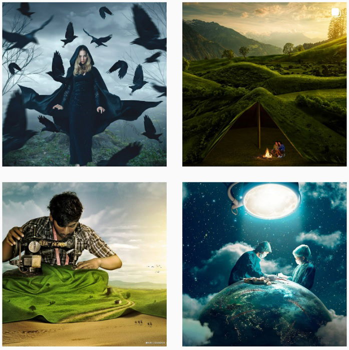 Anil Saxena Instagram Collection of fantasy photographs