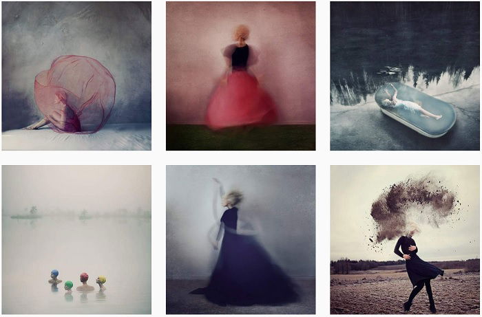 Kylli Sparre Instagram Collection of fantasy photographs