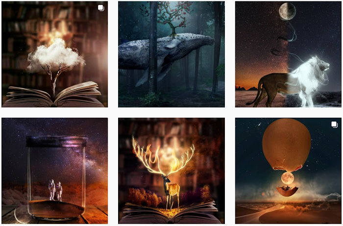 Natacha Einat instagram Collection of fantasy photographs