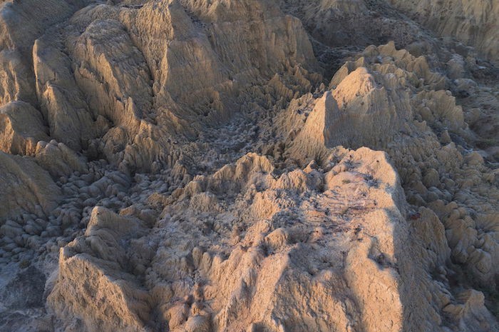 sharp landscape photography: a barren and textured mountain range