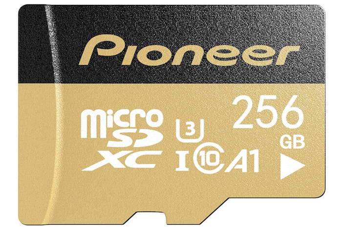 Pioneer 256GB micro SD card
