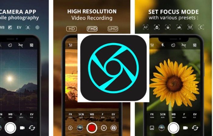 best camera app for android: Procam X advert displays some of the available features