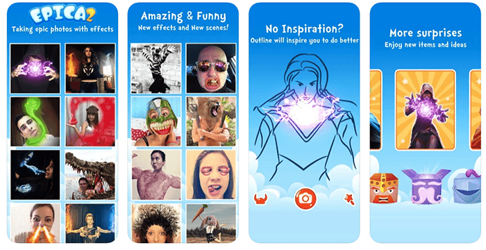 Epica 2 funny face app screenshots
