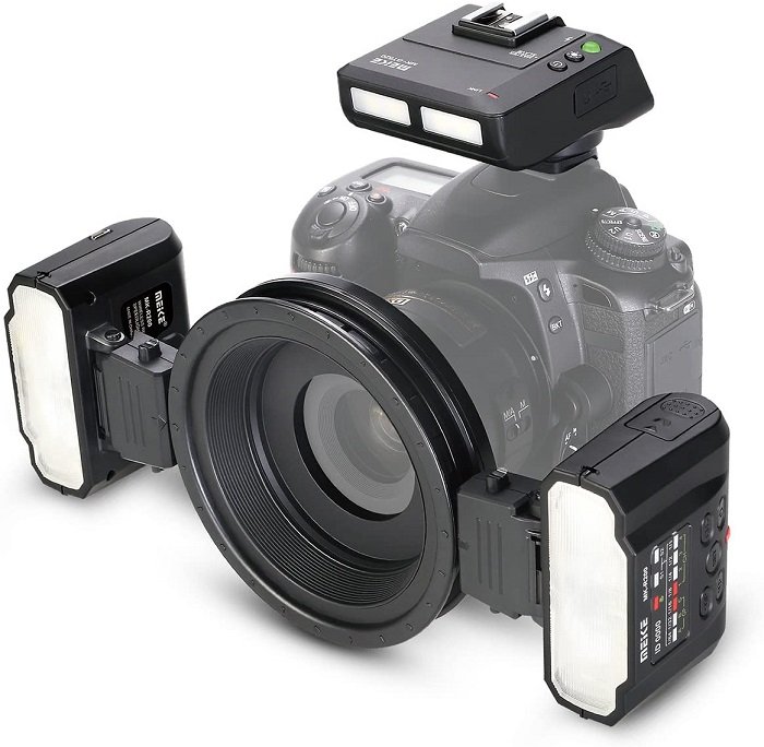 product photo of Meike MK-MT24 Wireless Macro Twin Flash for Nikon