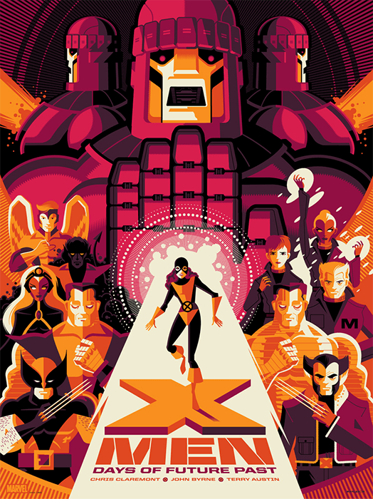 Tom Whalen - Days of Future Past Poster