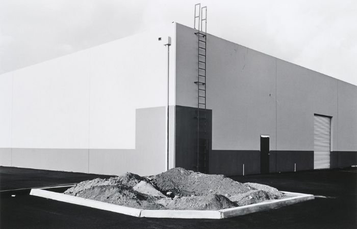 Photo of an industrial structure by famous architectural photographer Lewis Baltz