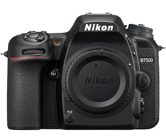 Body of Nikon D7500 as a best cheap camera for concert photography