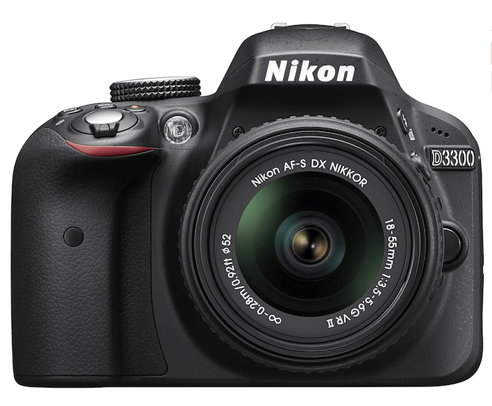 Nikon D3300 semi-professional DSLR camera for concert photography