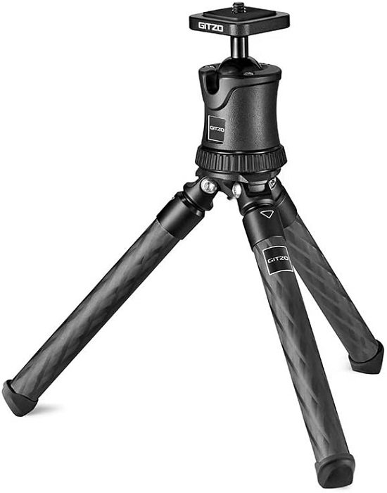 Barstool-Cbin DSLR Tripod Mini Flexible Desktop Camera Tripod Stand 2 Height Adjustable with 360° Panoramic Ball Head Black-20cm