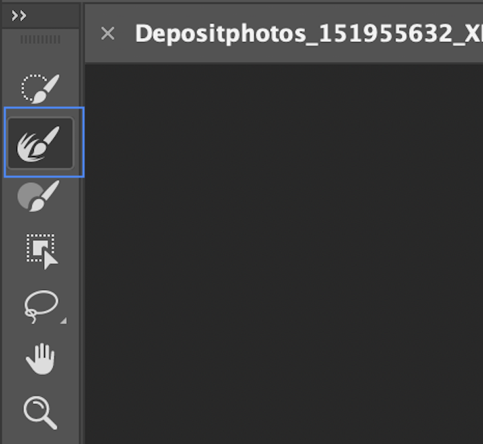 dispersion effect step 2: the refine edge brush in photoshop