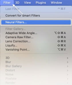 photoshop add neural filters