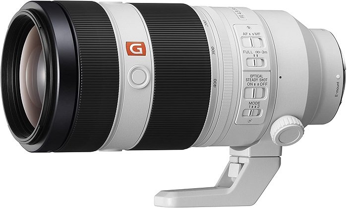 best sony fe lenses: product photo of the Sony FE 100-400mm F4.5 GM OSS