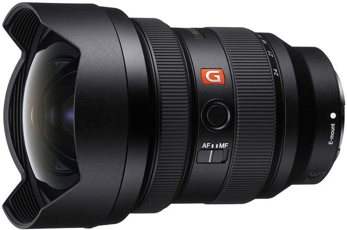 best sony fe lenses: product photo of the Sony FE 12-24mm F2.8 G Master