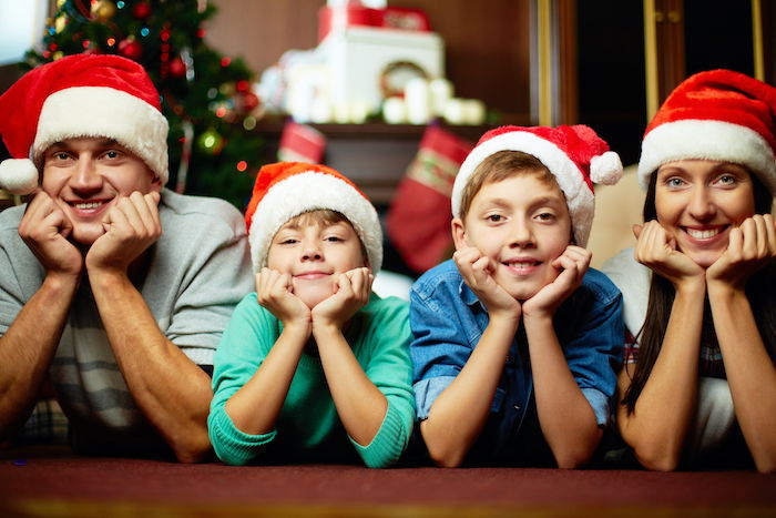 creative family christmas photos