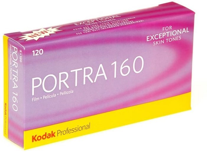 gifts for photographers: product photo of Kodak Portra 160 120mm film