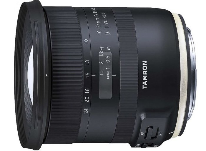 gifts for photographers: product photo of the Tamron 10-24mm F/3.5 Wide-Angle lens