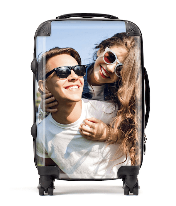 Custom luggage for photo gift ideas