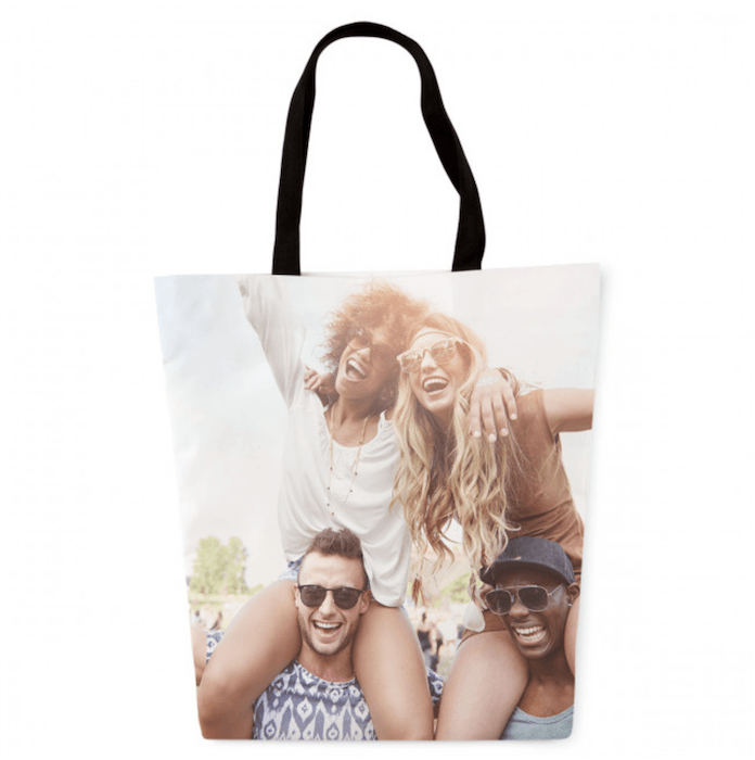 Reusable shopping bag for personalized photo gift ideas