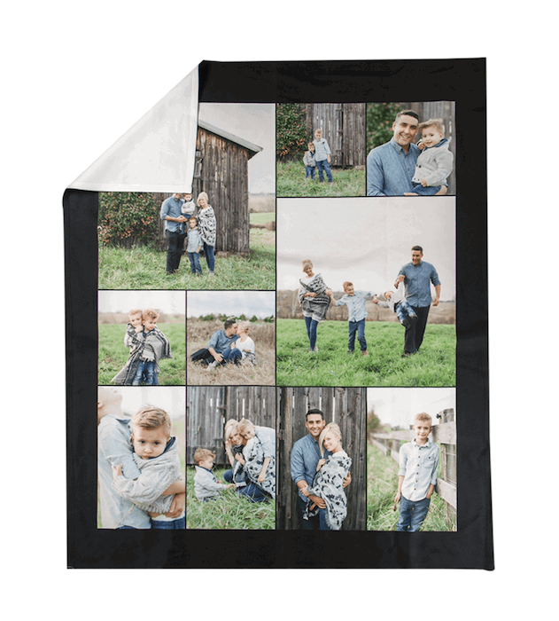 Custom blanket for photo gift ideas