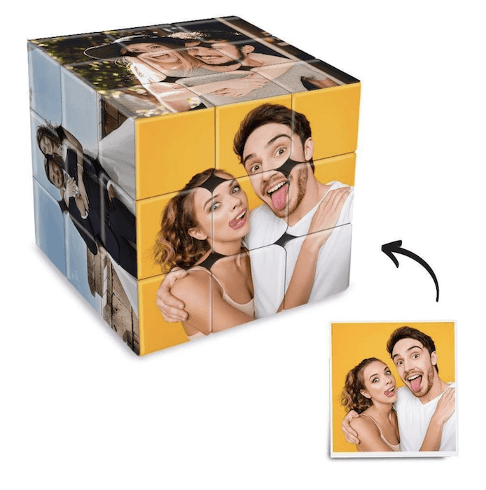 Personalized Rubik's cube for photo gift ideas