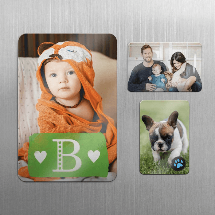 Fridge magnets with family pictures for photo gift ideas