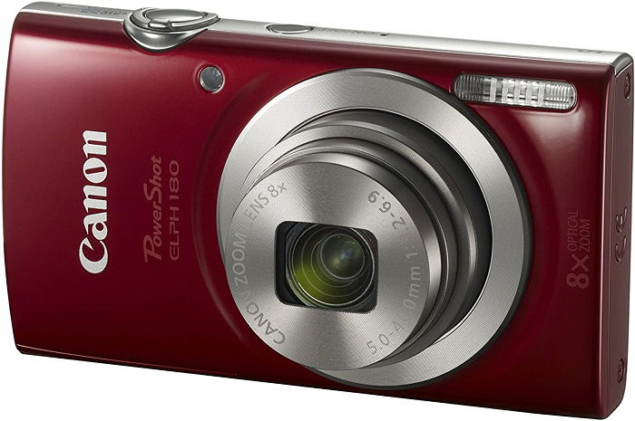 camera for kids: product photo of the Canon PowerShot ELPH 180