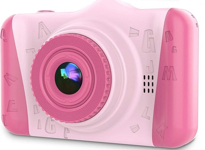 camera for kids: product photo of the pink Coolwill Kids Camera