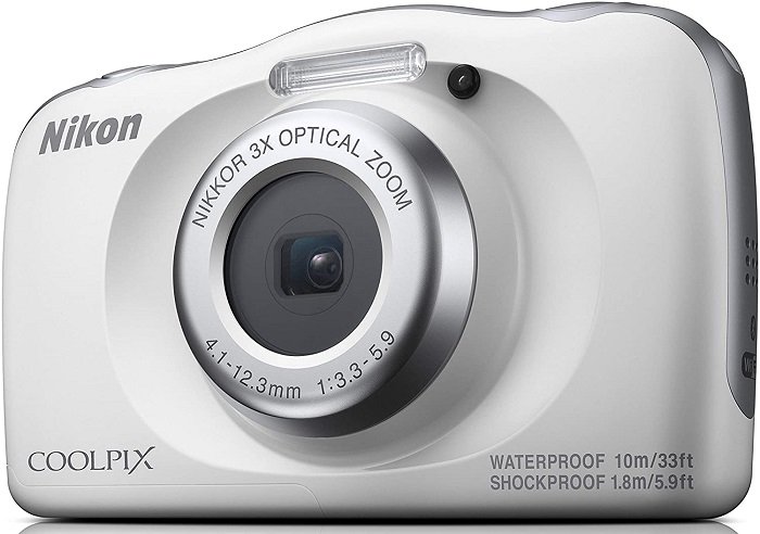 camera for kids: product photo of the Nikon Coolpix W150 