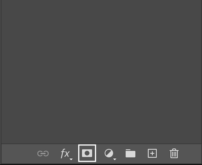 screenshot of add a mask icon in photoshop