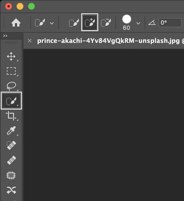 selecting the correct brush in photoshop