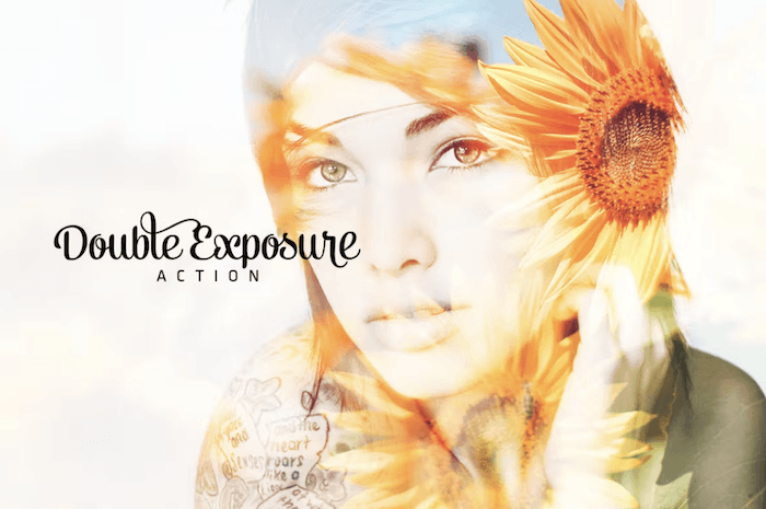 Screenshot of website for Double Exposure free Photoshop plugin