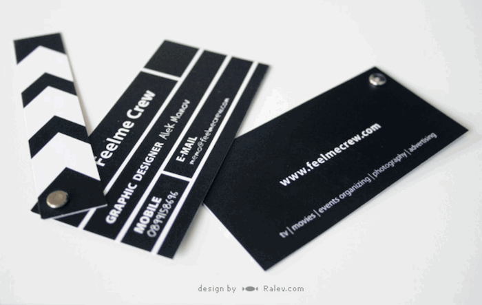 Video Business Cards in Black