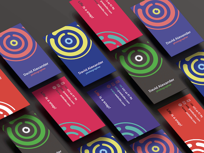 41 Creative Photography Business Card Designs (Stand Out)