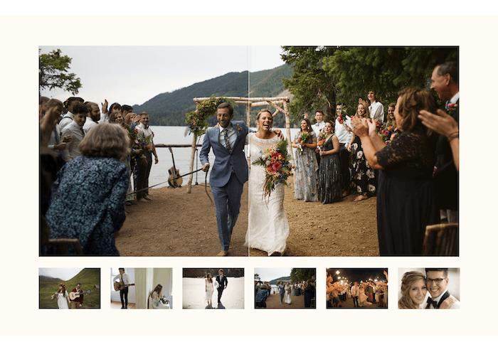 Screenshot of Benj Haisch website with Cascade wedding presets for Lightroom