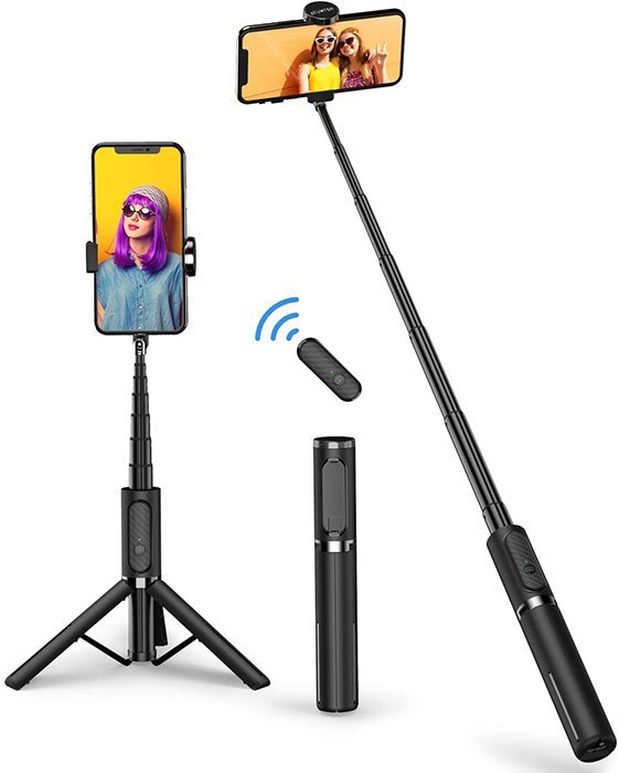 iPhone Camera Accessories Atumtek selfie stick tripod