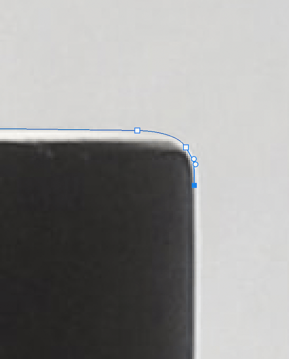 Removed handle on a Pen tool path