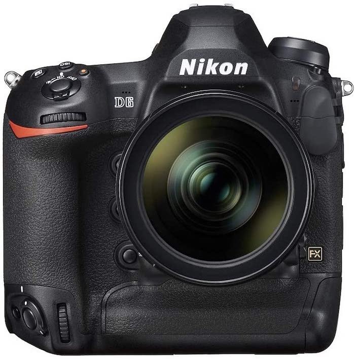 A picture of a Nikon D6 Nikon camera