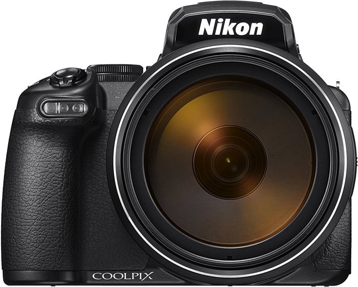 A picture of a P1000 point-and-shoot, one of the best Nikon cameras