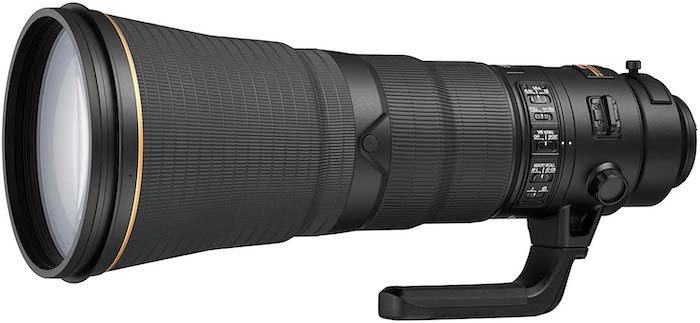 Picture of a Nikon AF-S NIKKOR 600mm f/4E FL ED VR super telephoto lens