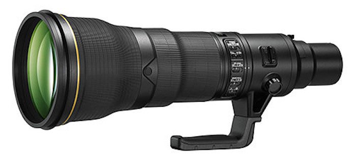 Picture of a Nikon AF-S NIKKOR 800mm f/5.6E FL ED VR lens (with 1.25x attachment)