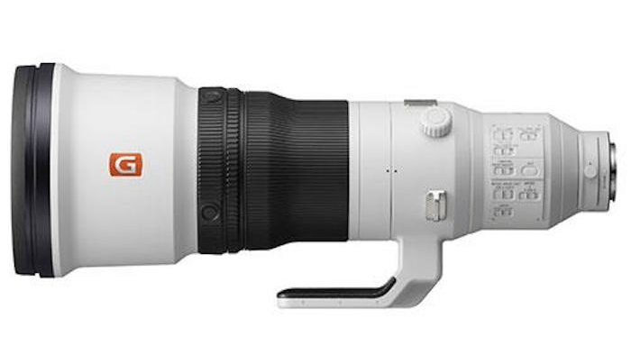 Picture of a Sony FE 600mm f/4 GM OSS super telephoto lens
