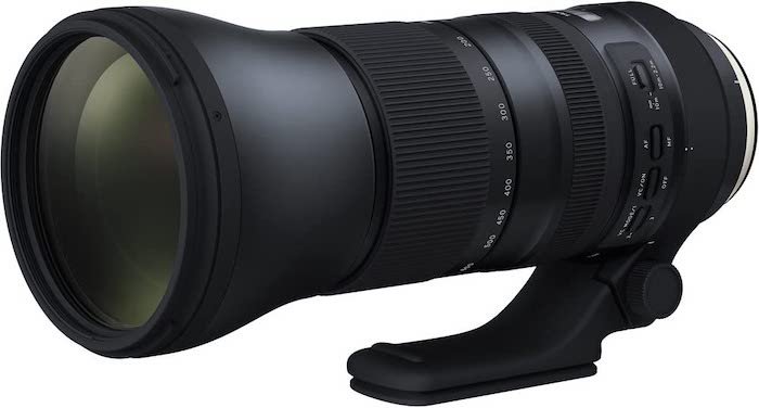 Picture of a Tamron SP 150-600mm f/5-6.3 Di VC USD G2 super telephoto lens