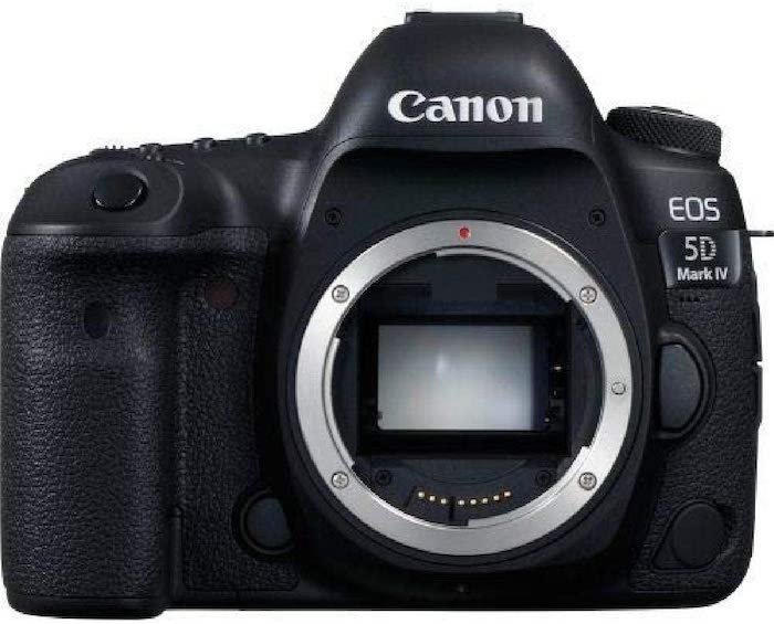 Picture of a Canon EOS 5D Mark IV full-frame DSLR camera