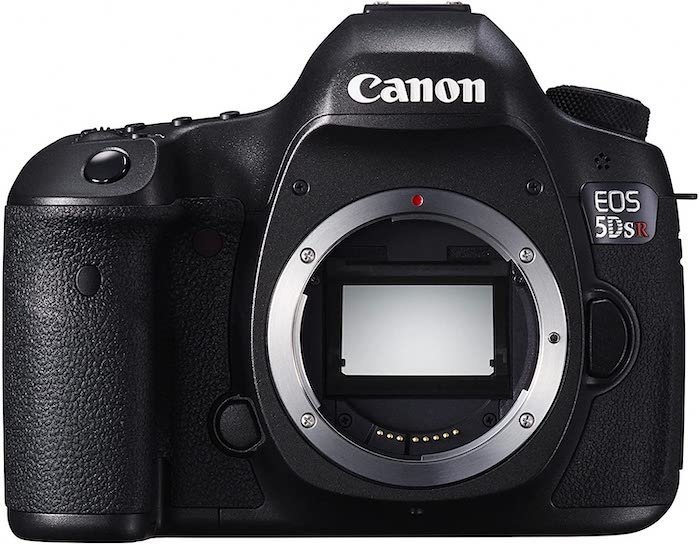 Picture of a Canon EOS 5DS R full-frame DSLR camera