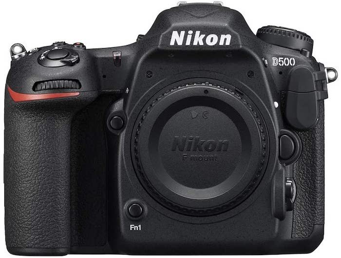 Picture of a Nikon D500 APS-C DSLR camera