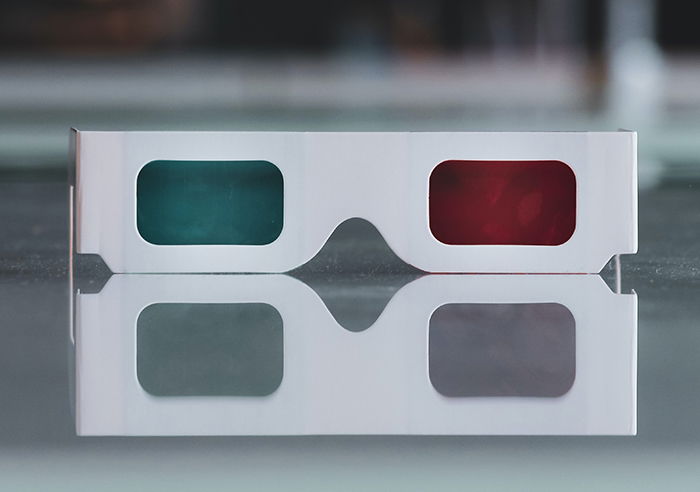 Red Cyan 3D glasses