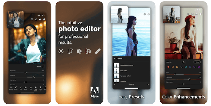 lightroom camera app for iphone